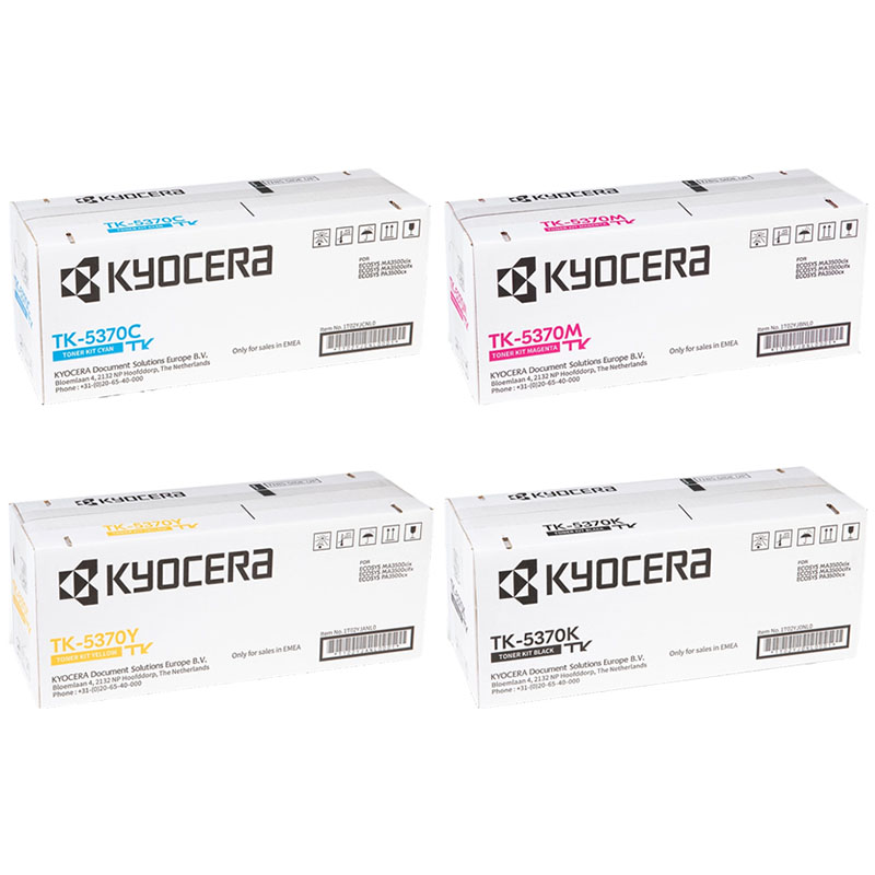 Kyocera TK-5370 Full Set Original Laser Toner Cartridges