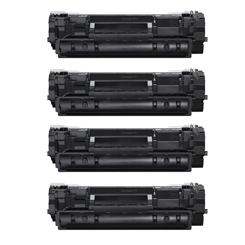 999inks Compatible Quad Pack Canon 071 Black Standard Capacity Laser Toner Cartridges