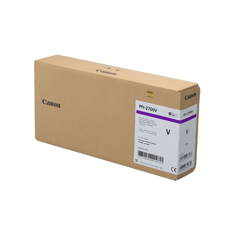 Canon PFI-2700V Violet Original Ink Cartridge (700ml)