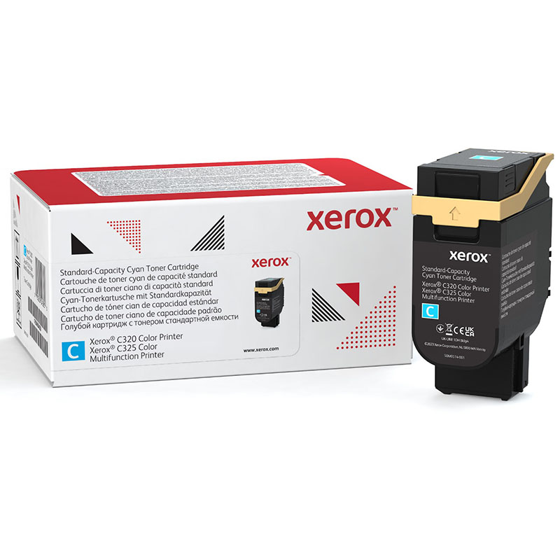 Xerox 006R04820 Cyan Original Standard Capacity Toner Cartridge