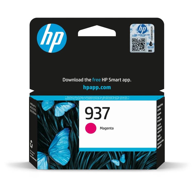 HP 937 (4S6W3NE) Magenta Original Standard Capacity Ink Cartridge