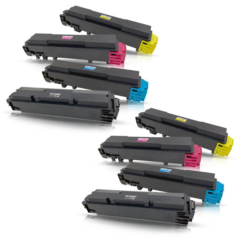 999inks Compatible Multipack Kyocera TK-5380K/Y 2 Full Sets Laser Toner Cartridges