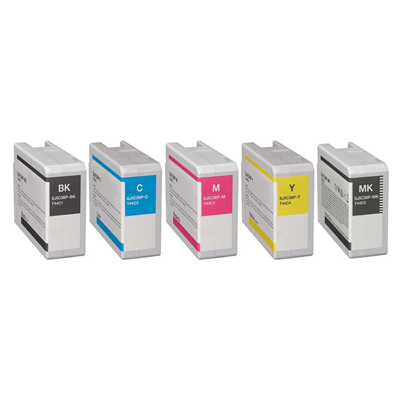 999inks Compatible Multipack Epson SJIC36P BK/C/M/Y/MBK 1 Full Set Inkjet Printer Cartridges