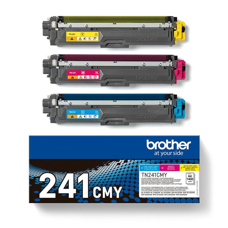 Brother TN241CMY Multipack Original Standard Capacity Toner Cartridge