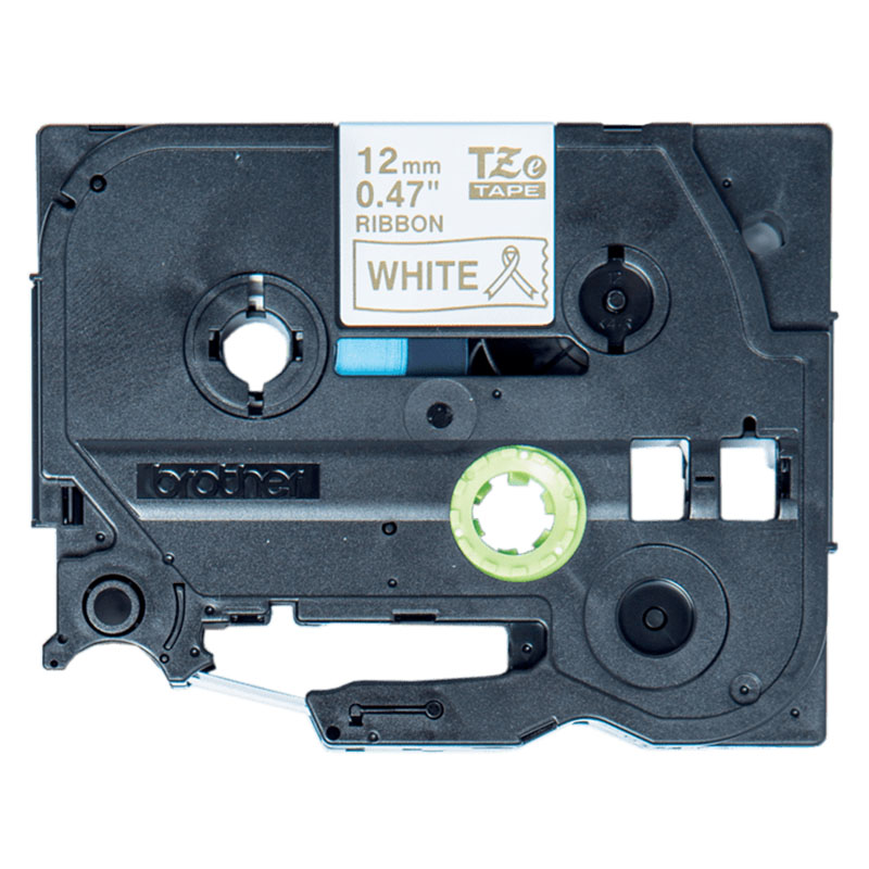 Brother TZe-R234  Original P-Touch Label Tape (12mm x 4m) Gold on White