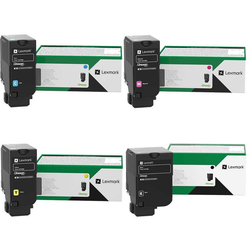 Lexmark 71C20K0/Y0 Full Set Standard Capacity Original Laser Toner Cartridges