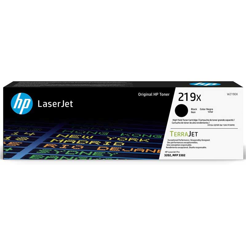 HP 219X (W2190X) Black Original High Capacity Toner Cartridge