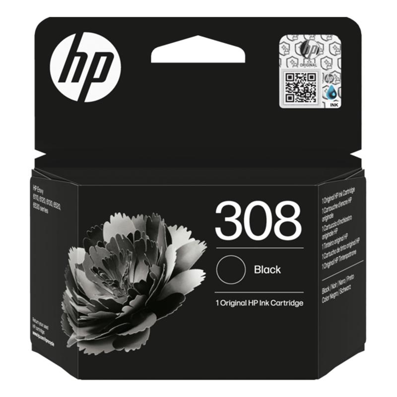 HP 308 (7FP21UE) Black Original Ink Cartridge