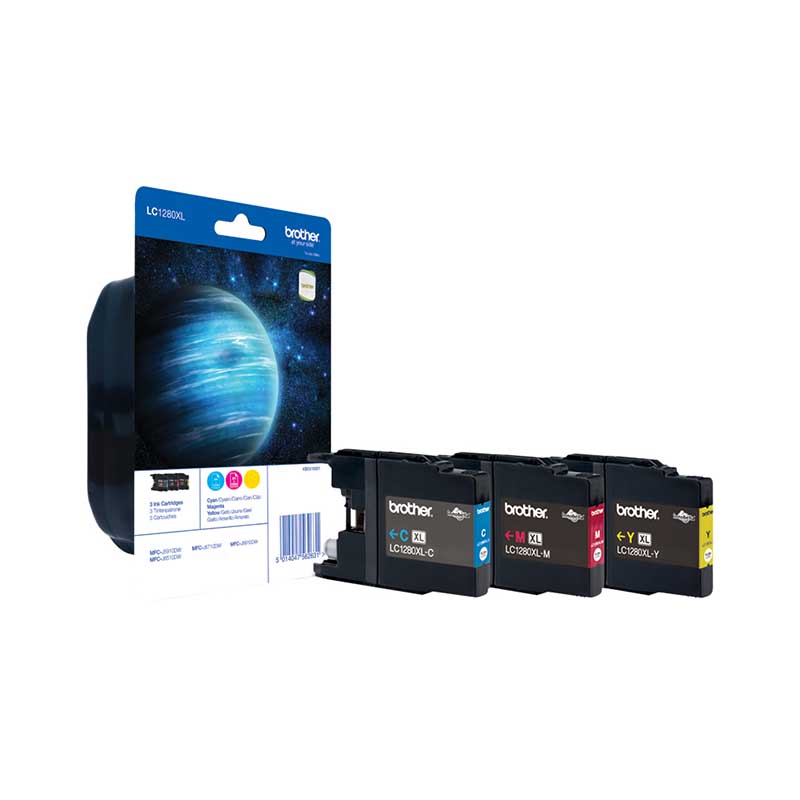 Brother LC1280XL C/M/Y Original Multipack Ink Cartridges