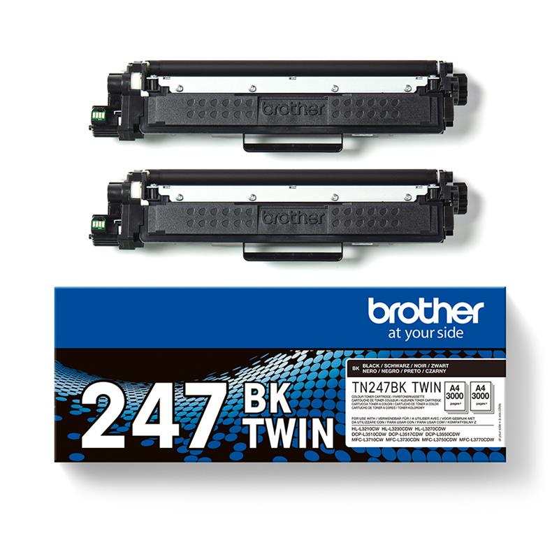 Brother TN247BKTWIN Multipack Original High Capacity Toner Cartridge Twin Pack