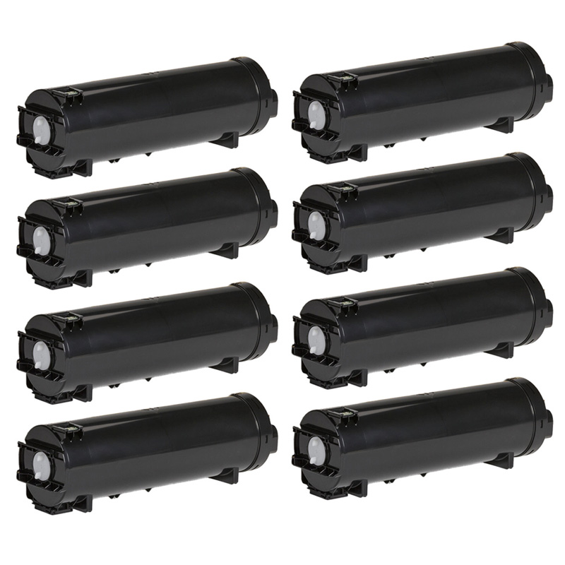 999inks Compatible Eight Pack Xerox 106R03940 Black Standard Capacity Laser Toner Cartridges