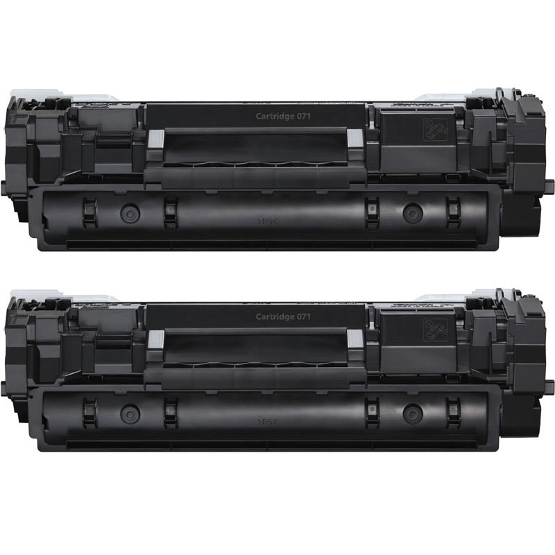 999inks Compatible Twin Pack Canon 071 Black Standard Capacity Laser Toner Cartridges