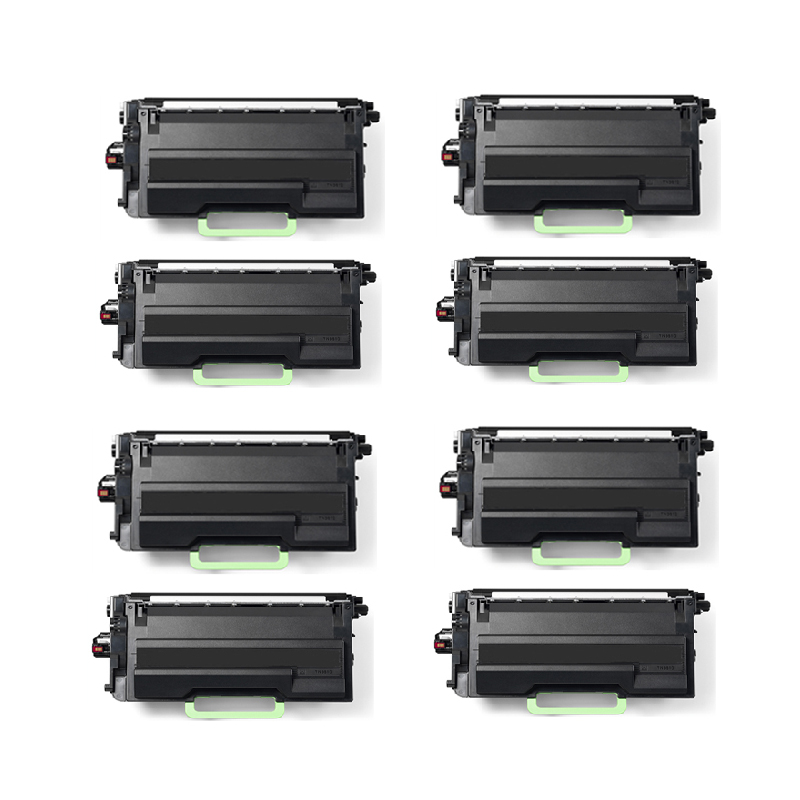 999inks Compatible Eight Pack Brother TN3610 Black Extra High Capacity Laser Toner Cartridges