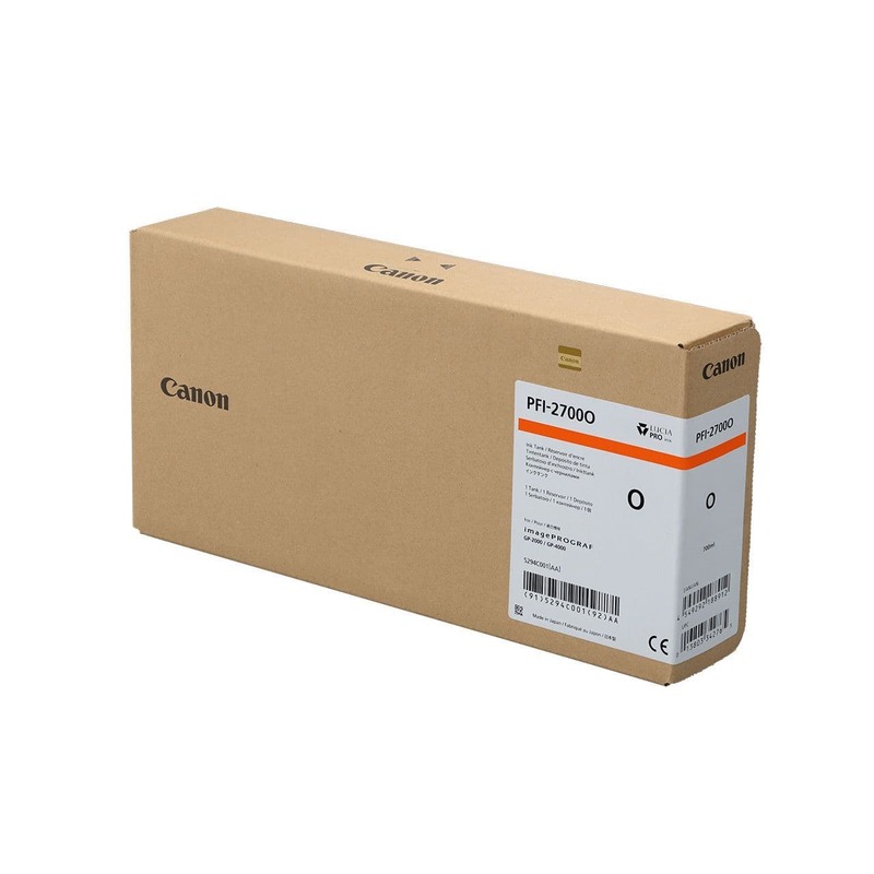 Canon PFI-2700O Orange Original Ink Cartridge (700ml)