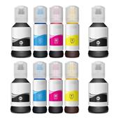 999inks Compatible Multipack Epson 101BK/C/M/Y  2 Full Sets + 2 FREE Black Original Ink Bottles