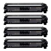 999inks Compatible Quad Pack Canon 051H Black High Capacity Laser Toner Cartridges