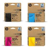 HP 937e (4S6W6NE/9NE) Full Set Standard Capacity Original Inks