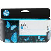 HP 738 Cyan Original Standard Capacity Ink Cartridge (498N5A)