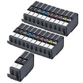 999inks Compatible Multipack Canon PFI-300 2 Full Sets + 2 FREE Black Inkjet Printer Cartridges