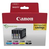 Canon PGI-2500 BK/C/M/Y Original Standard Capacity Multipack Ink Cartridge