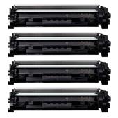 999inks Compatible Quad Pack Canon 051 Black Standard Capacity Laser Toner Cartridges