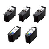 999inks Compatible Multipack Canon PG-585XL and CL-586XL 2 Full Set + 1 EXTRA Black Inkjet Printer C