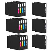 999inks Compatible Multipack Epson T13X1/T13X4 3 Full Sets + 3 FREE BLACK Inkjet Printer Cartridges