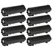 999inks Compatible Eight Pack Xerox 106R03942 Black High Capacity Laser Toner Cartridges