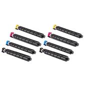 999inks Compatible Multipack Kyocera TK-8375K/C/M/Y 2 Full Sets Laser Toner Cartridges