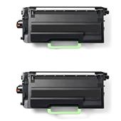 999inks Compatible Twin Pack Brother TN3610 Black Extra High Capacity Laser Toner Cartridges