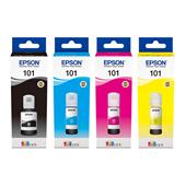 Epson 101BK/C/M/Y Full Set Original Ink Bottles