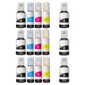 999inks Compatible Epson 101BK/C/M/Y 3 Full Sets + 3 FREE Black Origianl Ink Bottles