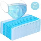 3-Ply Medical Disposable High Quality Protective Face Mask 600 Pack