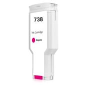 999inks Compatible Magenta HP 738 High Capacity Ink Cartridge (Replaces HP 676M7A)